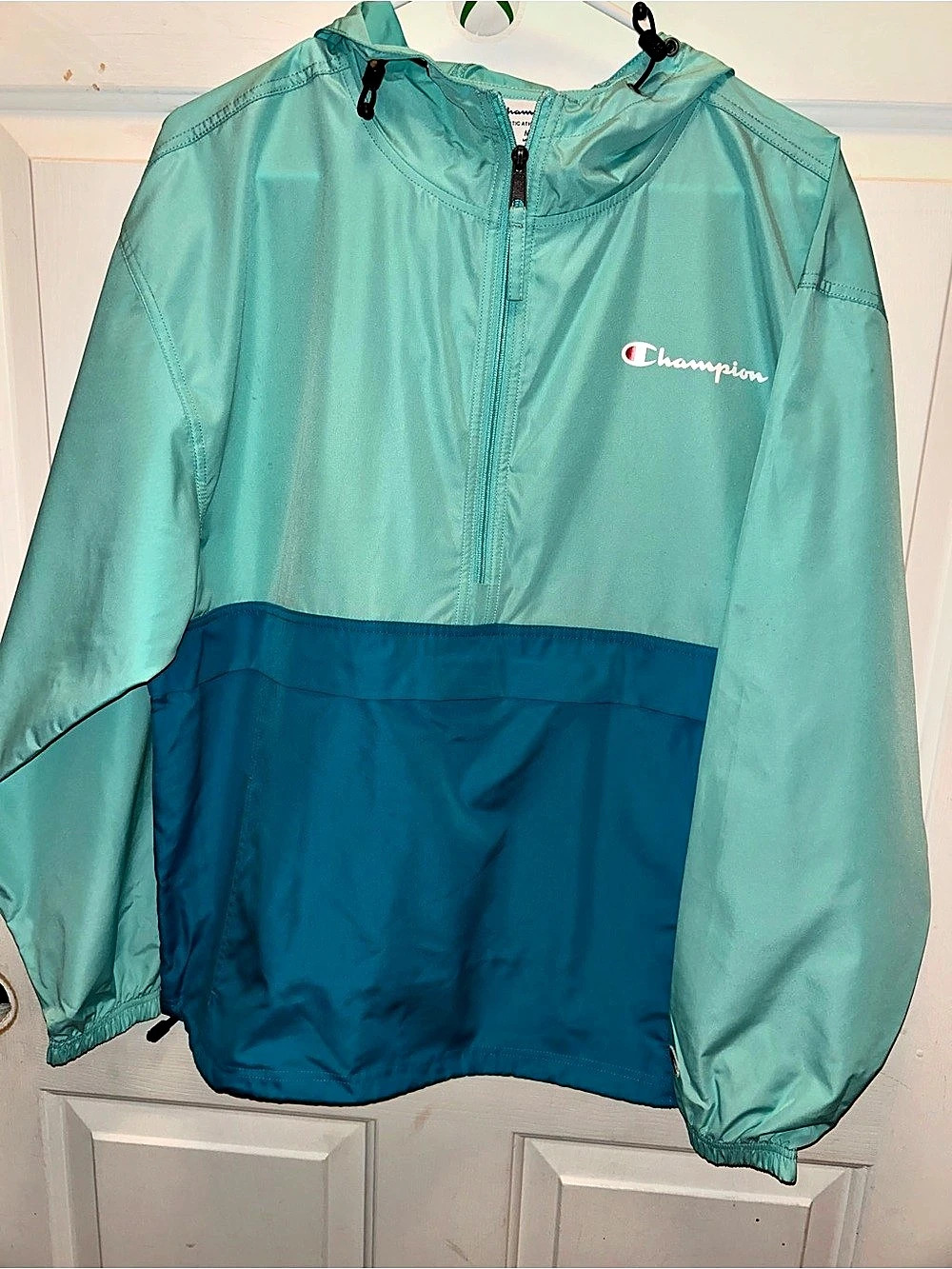Champion Colorblock Packable Anorak Windbreaker Men's Color Block Windbreaker